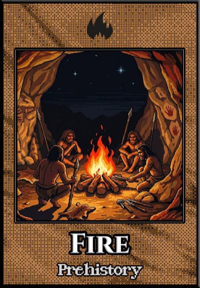 The Fire card from Shoulders of Giants