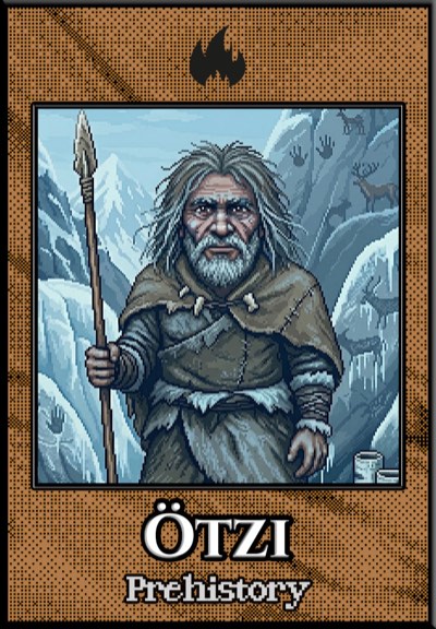 The Ötzi card from Shoulders of Giants