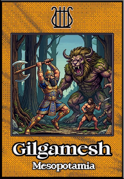 The Gilgamesh card from Shoulders of Giants