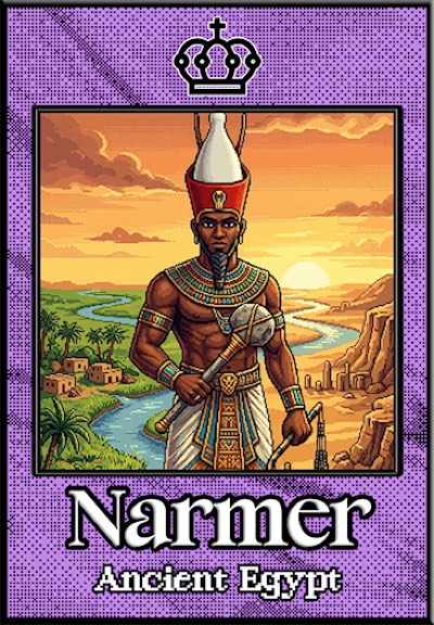 The Narmer card from Shoulders of Giants