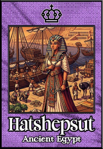 The Hatshepsut card from Shoulders of Giants
